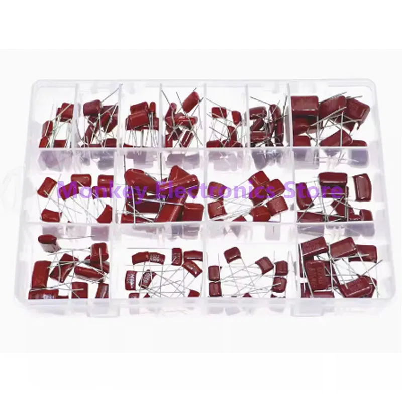 

150pcs Metal Film Capacitor Set Non Polarity 400v 630v 10nf-68nf 15value*10pcs