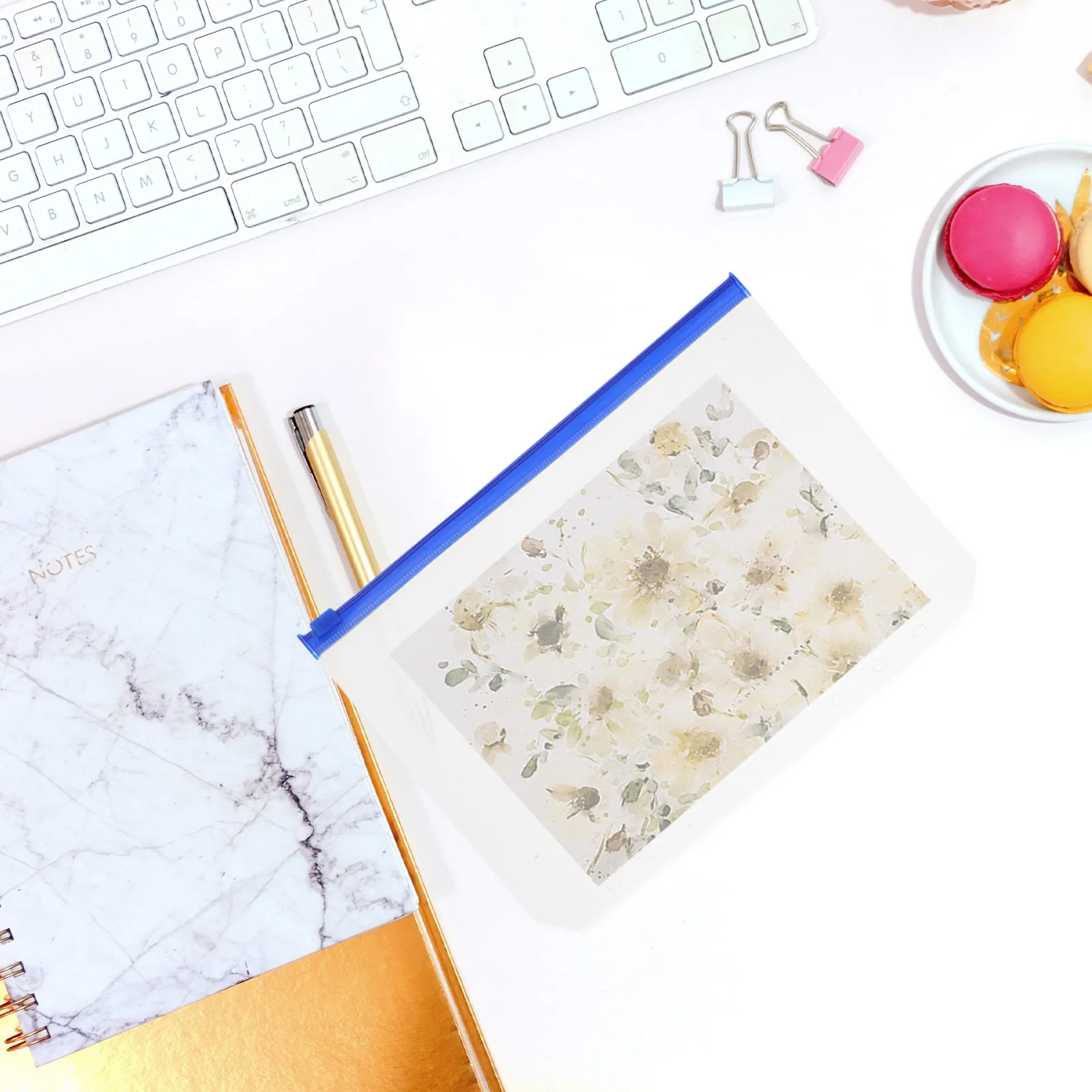 

Набор из 12 многоразовых вкладышей-папок формата А5 на молнии с гладкой застежкой для организации домашнего офиса: стильный и функциональный дизайн