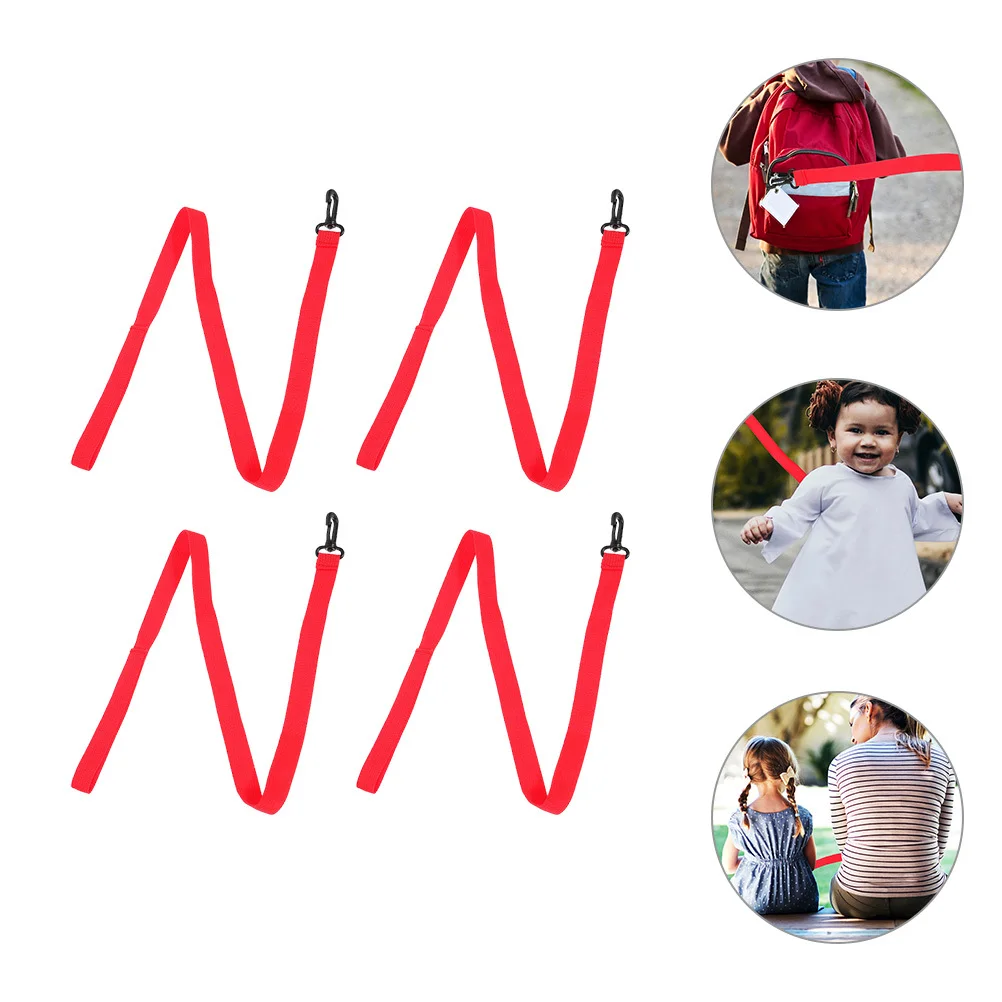 4 pezzi corda da passeggio di sicurezza con ganci guinzaglio per bambini scuola materna in età prescolare guinzagli per bambini guinzaglio per bambini all'aperto corda da passeggio