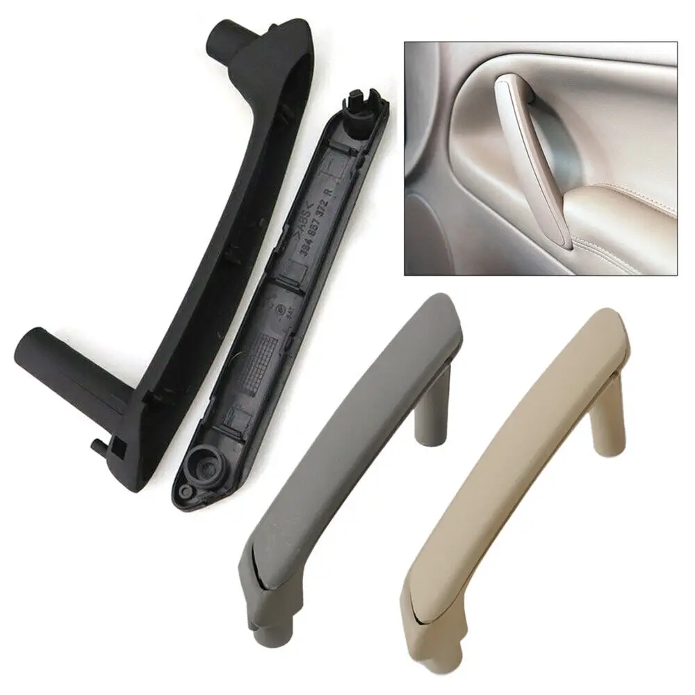 For VW Passat B5 1998-2005 3Pcs Front Right Rear Left Rear Right Car Interior Door Pull Grab Handle Trim Cover Caps Accessories