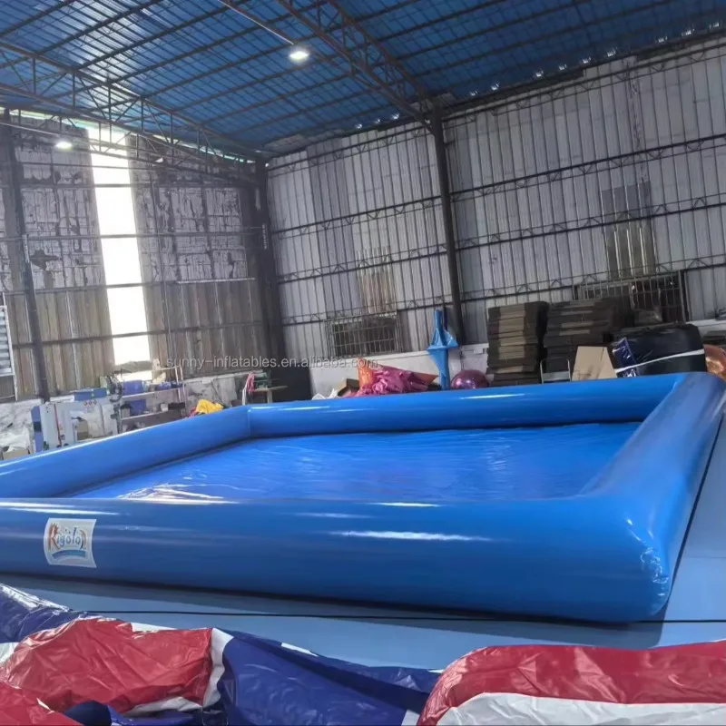

Eco-friendly Commercial Inflatable Swimming Pool with Water Slides and Games PVC Material 100-500kg Capacity Green Fun