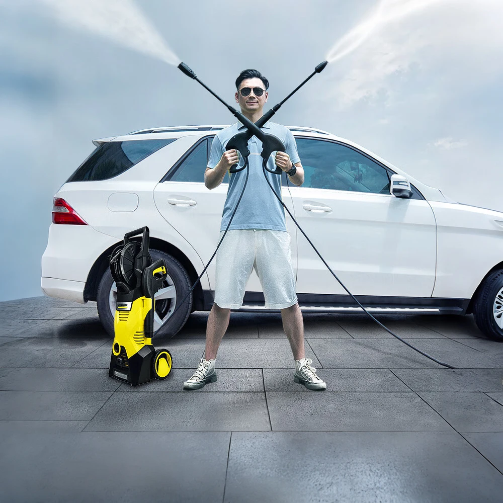 Karcher Car Washing Machine K3 HR 1600W High Pressure Water Gun Washing Car Home Gardening Watering 120bar 4000r/M N-Cor Pump