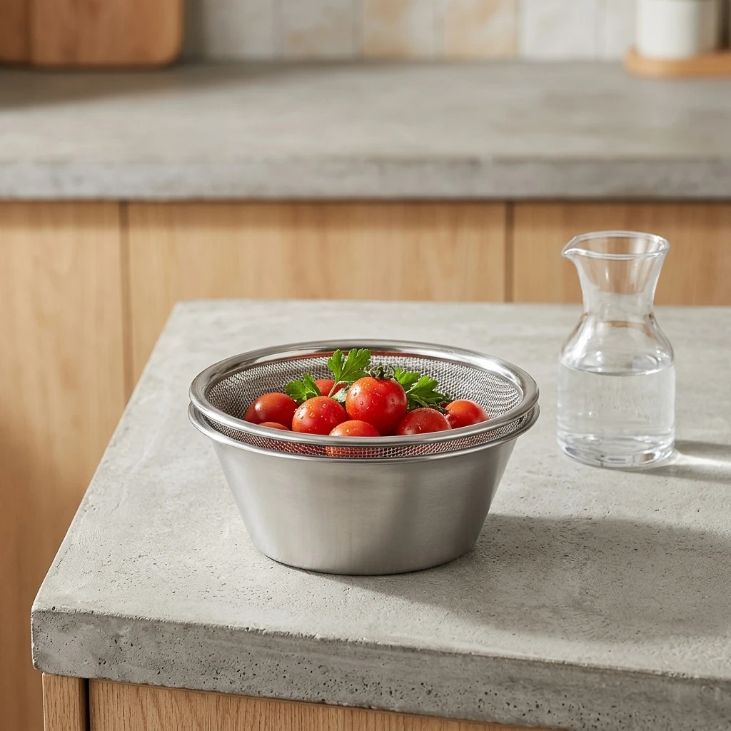 Mini Cesto Escorredor de Aço I - Korean Kitchen Gadgets avaliação e preço