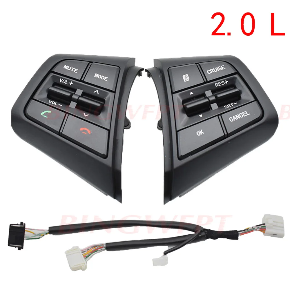 Remote Cruise Control Button For Hyundai ix25 1.6 / for creta 2.0 Car Steering Wheel Control Buttons switch with cables