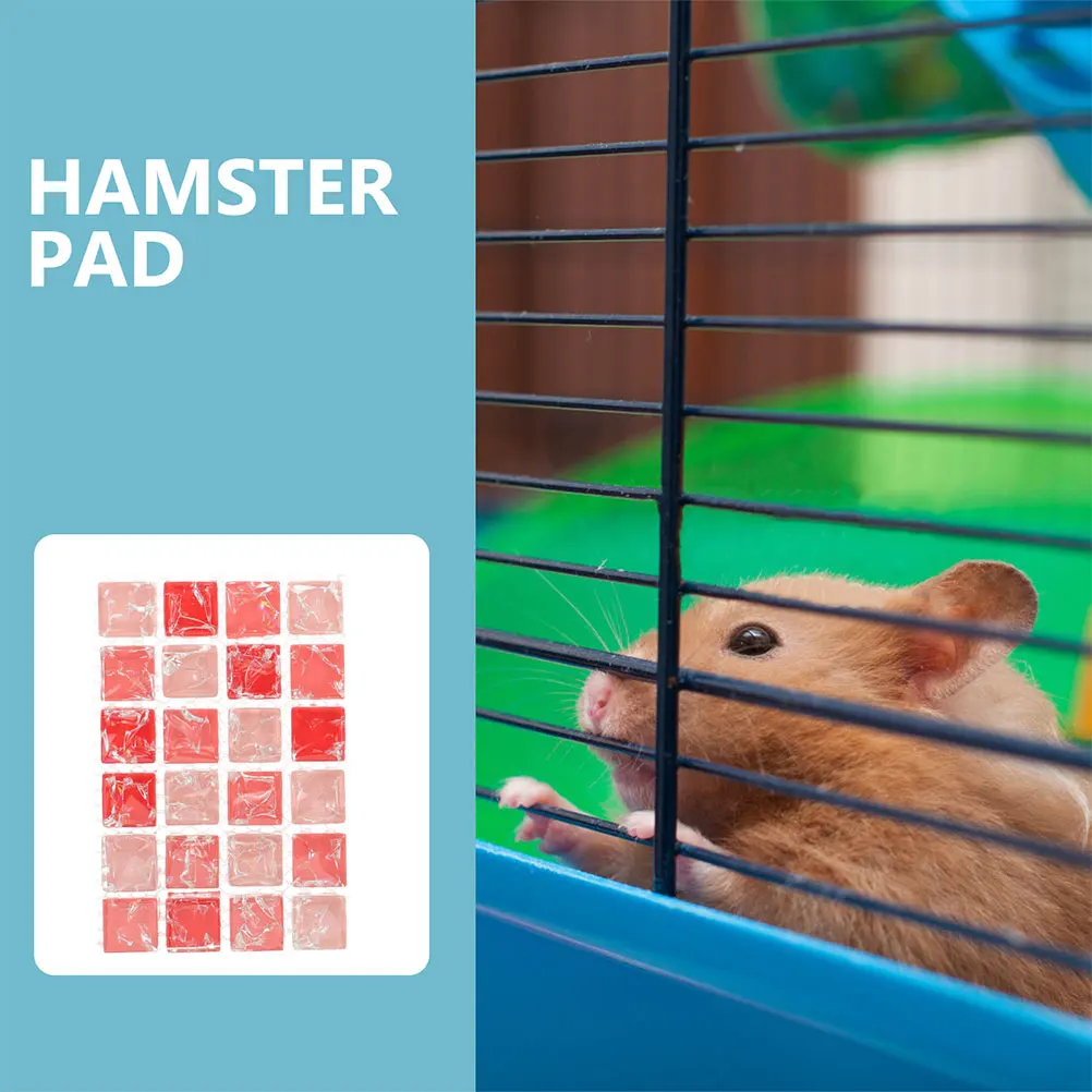 

3 Pcs Hamster Pet Cool Pad Accessories Heating Cooling Mat Baby