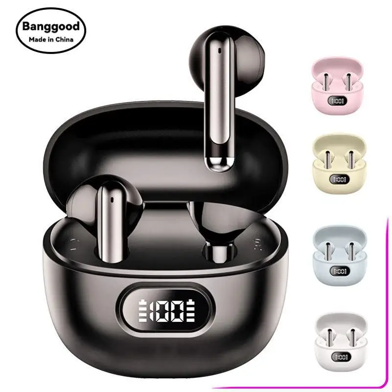 

S53 Semi-in-ear True Wireless, Stereo Game Bluetooth Sports TWS Headset with Power Display Charging Case