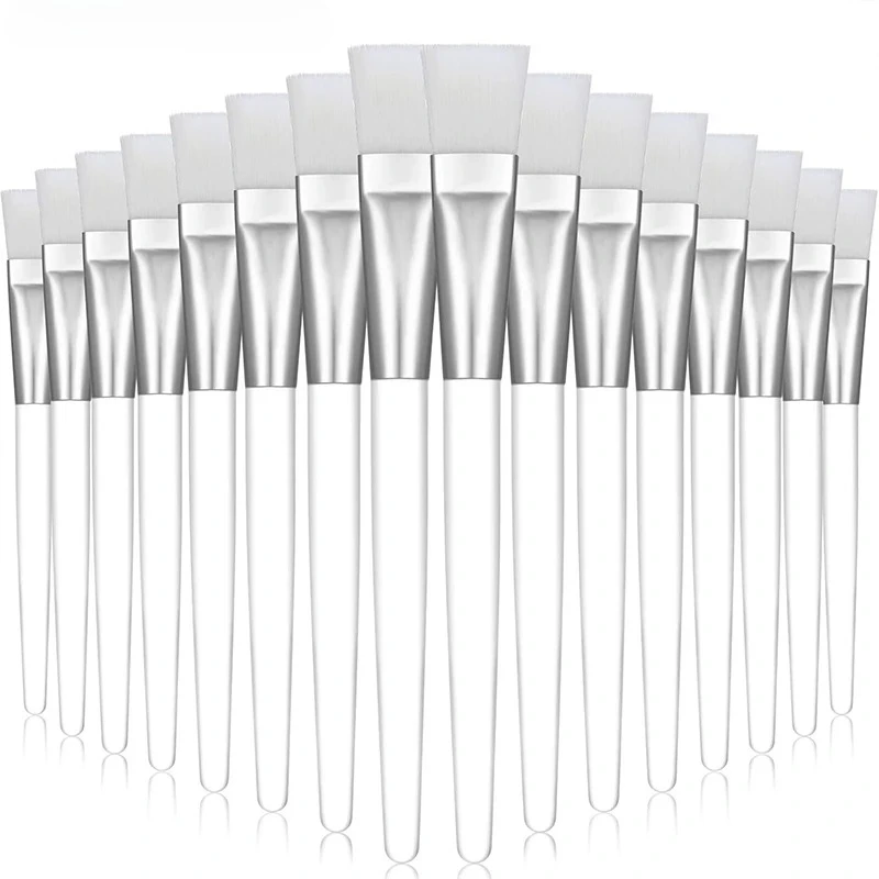 فرش قناع الوجه بشعيرات ناعمة شفافة من الكريستال، فرشاة توزيع الوجه، أدوات مكياج سبا لصالونات العناية بالبشرة #1