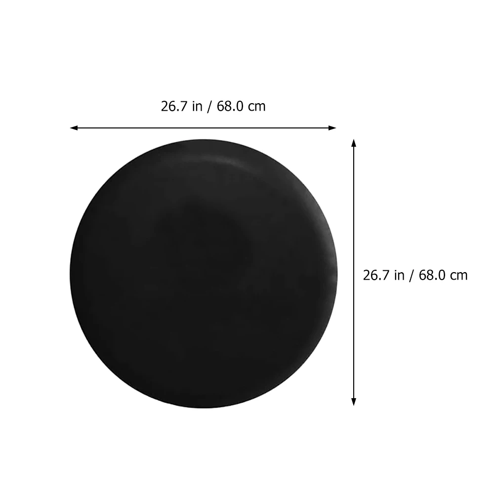 

Spare Tire Cover Black Premium PVC Rainproof Sunscreen Durable Car Tire Protector Universal Waterproof Protective Cover
