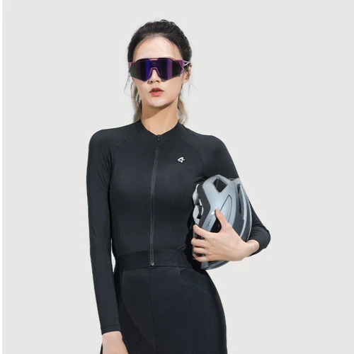 Imagen 2 del producto Lameda-Camiseta de ciclismo para mujer, tela fresca de manga larga Upf50 +, ropa transpirable para bicicleta, Jersey antideslizante para bicicleta