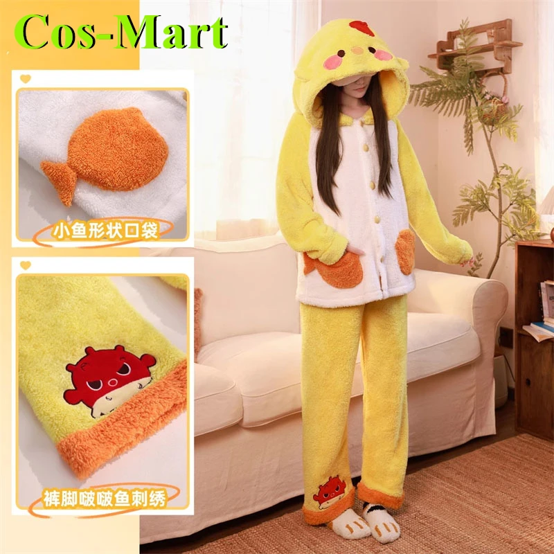 

Cos-Mart Love And Deepspace Zayne/Xavier/Rafayel/Sylus/Caleb пижамы косплей костюм плюшевая ночная рубашка повседневная одежда ночная рубашка новинка