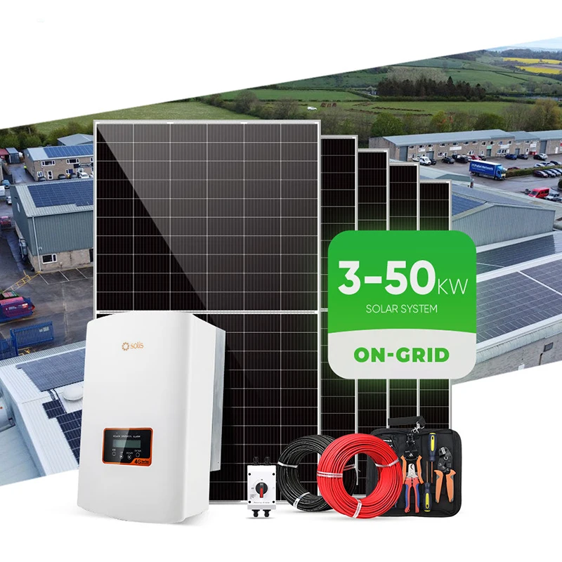 Complete Solar System Kit 15KW 20KW 30KW Hybrid Grid Tie 3 Phase Energy Storage LiFePO4 Battery Mono Solar Panel for Home Factor
