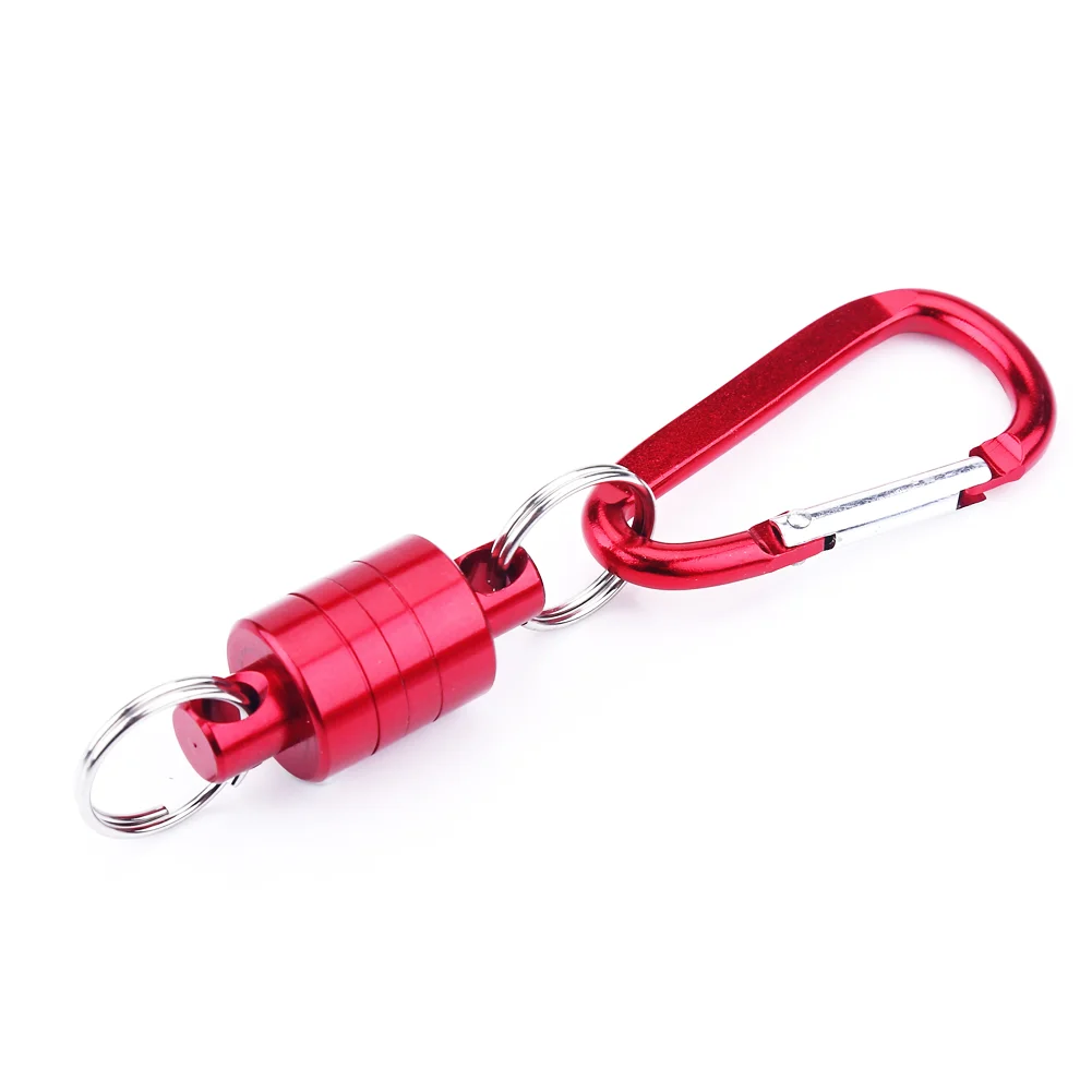 Fischernetz Halter Fliegenfischen Kescher Magnetische Kescher Halter Fliegenfischernetz Release Net Halter Karabiner Tackle Magneto – Detail 6