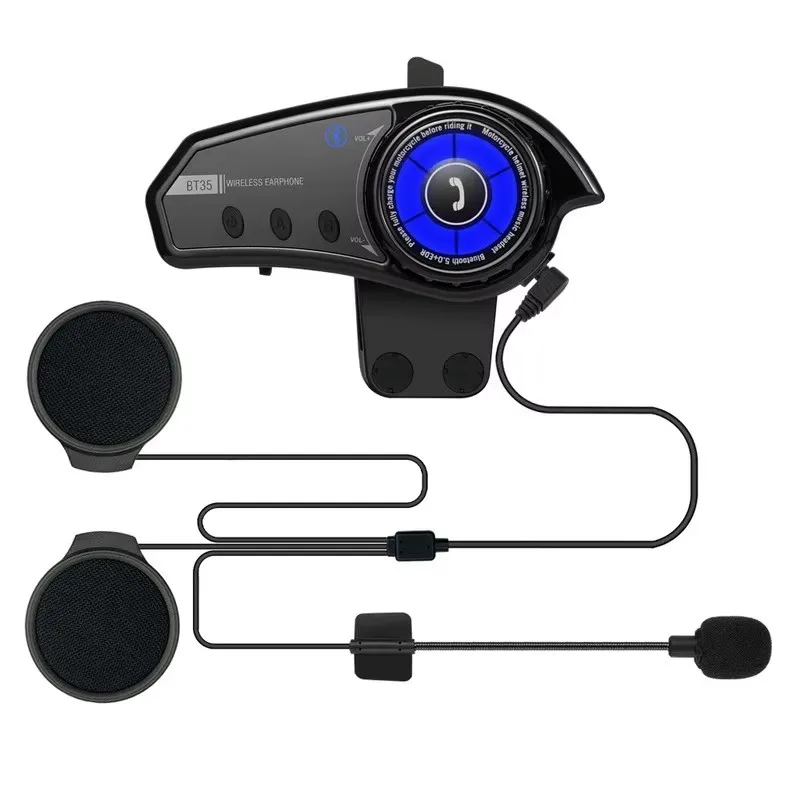 

BT35 Наушники для мотоциклетного шлема, Casco Auric Mila, Handsfree Calling Fone Para Capacete Bluetooth Мотоциклетная беспроводная гарнитура