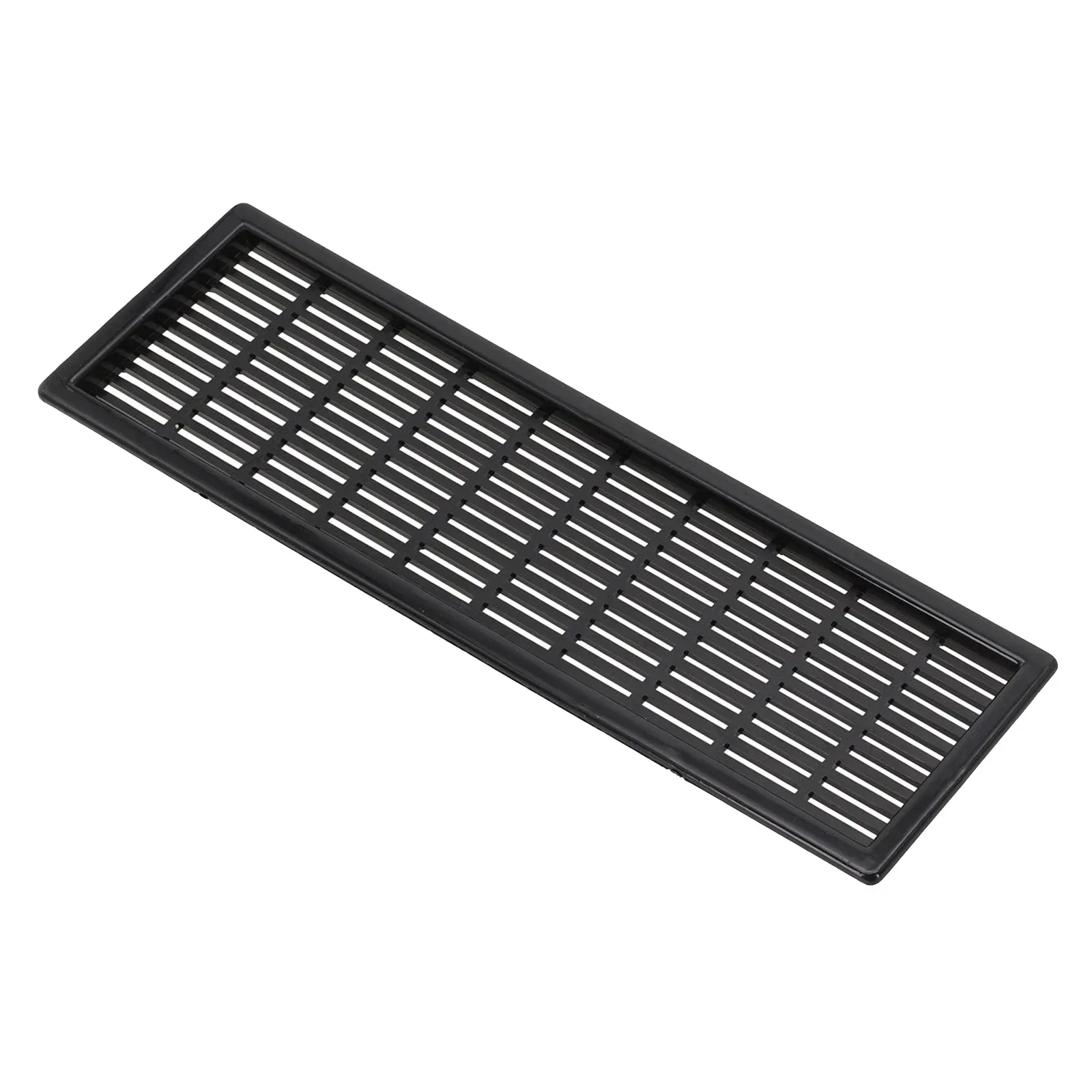 Armadi per Computer per armadi scarpiera griglia di ventilazione foro rettangolare argento/nero 1pc ABS Air Vent racchiudere gli spazi