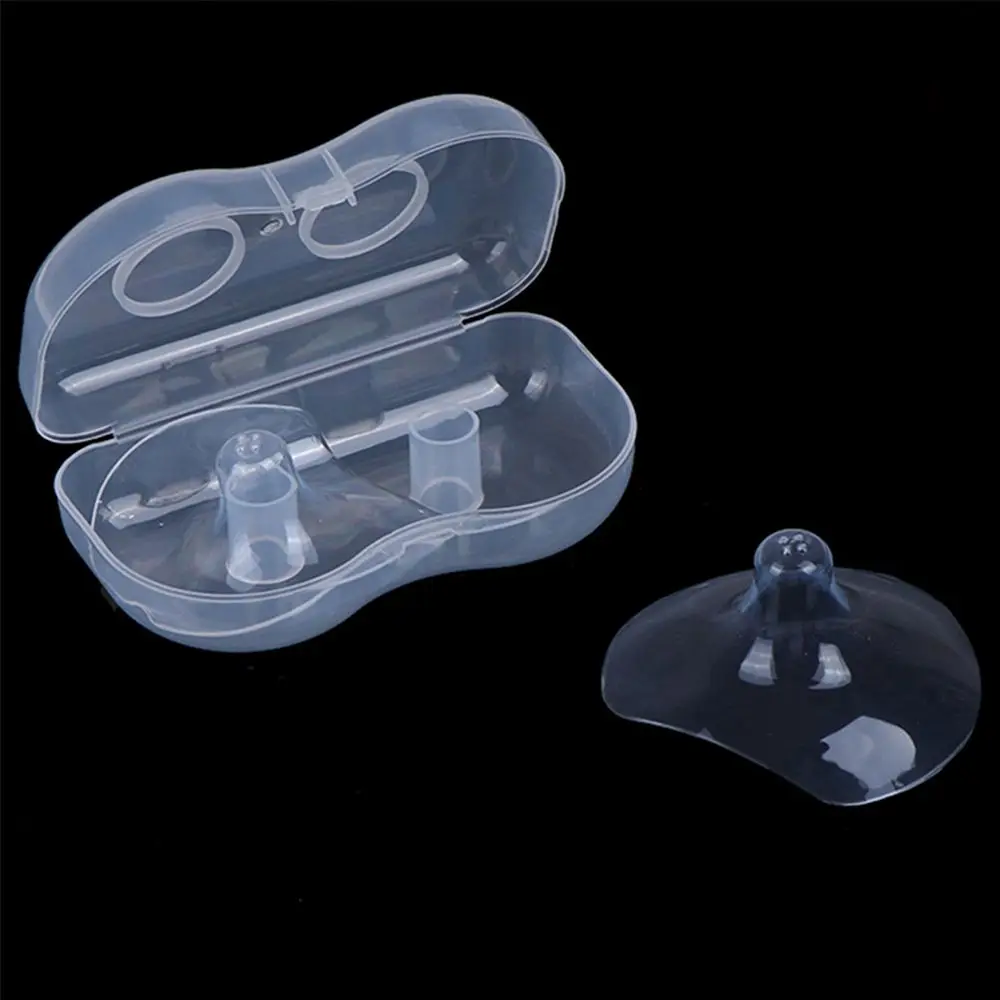 

Transparent Triangle Breastfeeding Silicone Nipple Mother Milk Nipple Shields Protection Cover Silicone Nipple Protectors