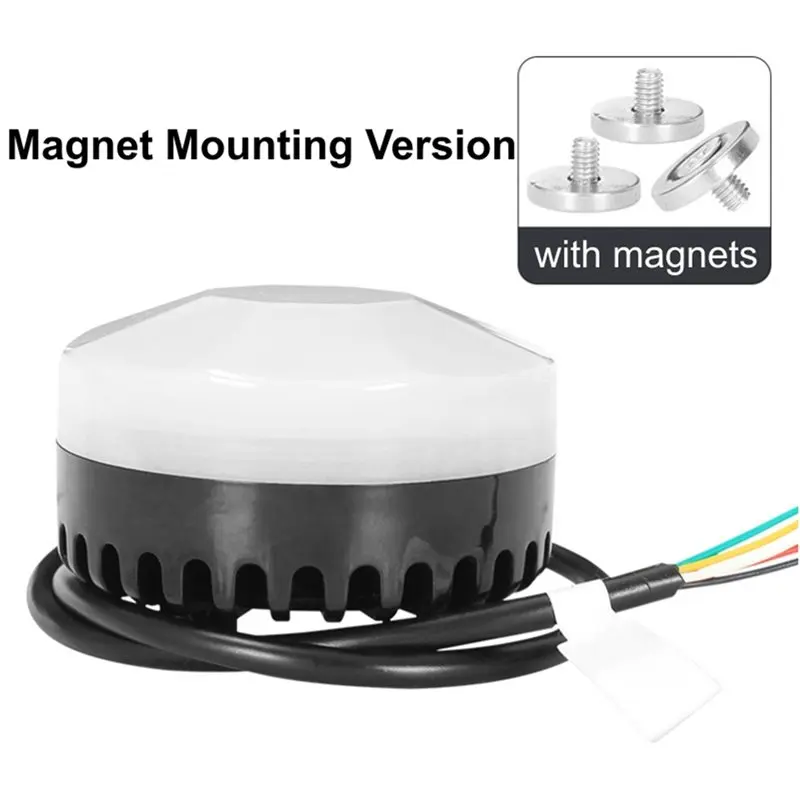 ABGI-4X Modbus RTU akustisch-visueller Alarm mit 3-Farben-Licht, programmierbarer Mini-Schall- und Lichtalarm für industrielle A – Detail 8