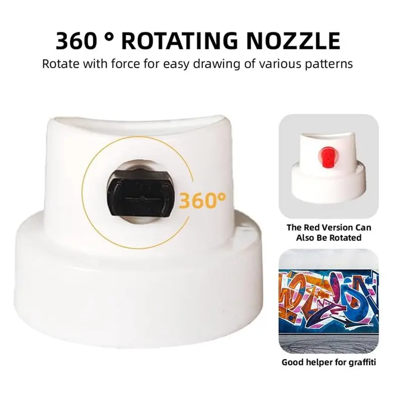 B97A-60PCS Spray Paint Caps & Nozzles Kit,Adapter Set For Female Cans,Spray Can Nozzle,Artist-Grade Spray Control Kit