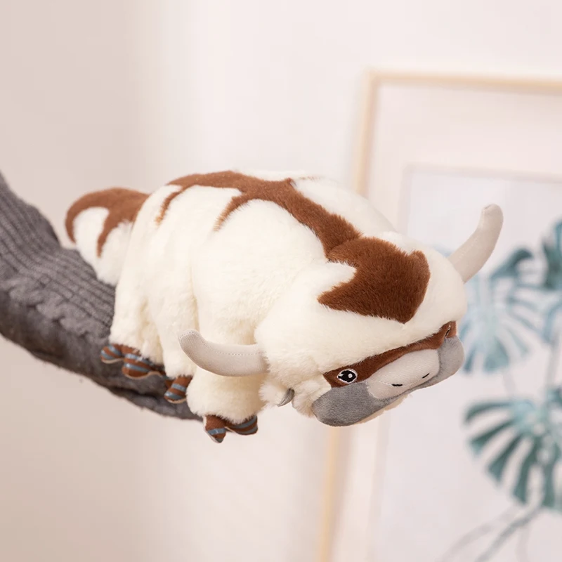 Anime avatar o último mestre do ar appa brinquedos de pelúcia avatar appa momo pelúcia macio animais de pelúcia brinquedo presentes para crianças