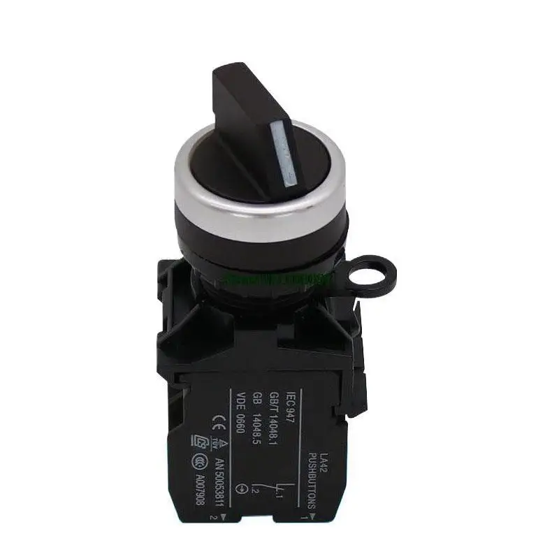 손잡이 잠금 스위치 LA42-11 X/2 핸들 푸시 단추 스위치, 22mm LA42-11X 2, 5 개