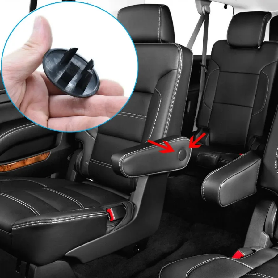 

2pcs Car Armrest Cover Debris Frame Buckle Auto Fastener Interior Accessories for Chevrolet Tahoe Suburban GMC Yukon Cadillac