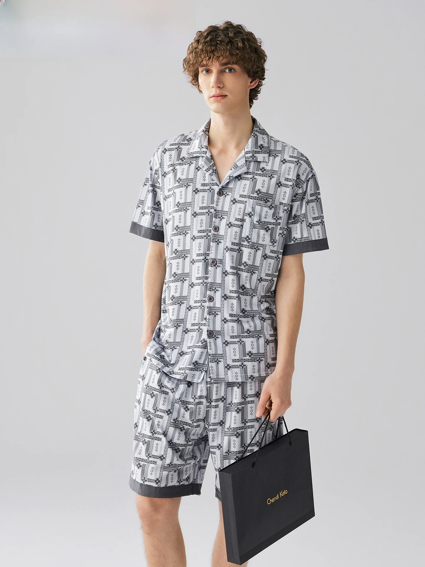 conjunto-de-pijamas-de-verano-para-hombre-manga-corta-modal-y-algodon-ligeros-comodos-ropa-de-dormir-estilo-vintage