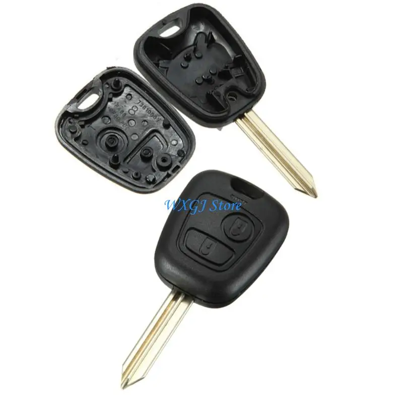 37JE 2 Button Plastic Cover Easy Installation Remote Shell for 206 307
