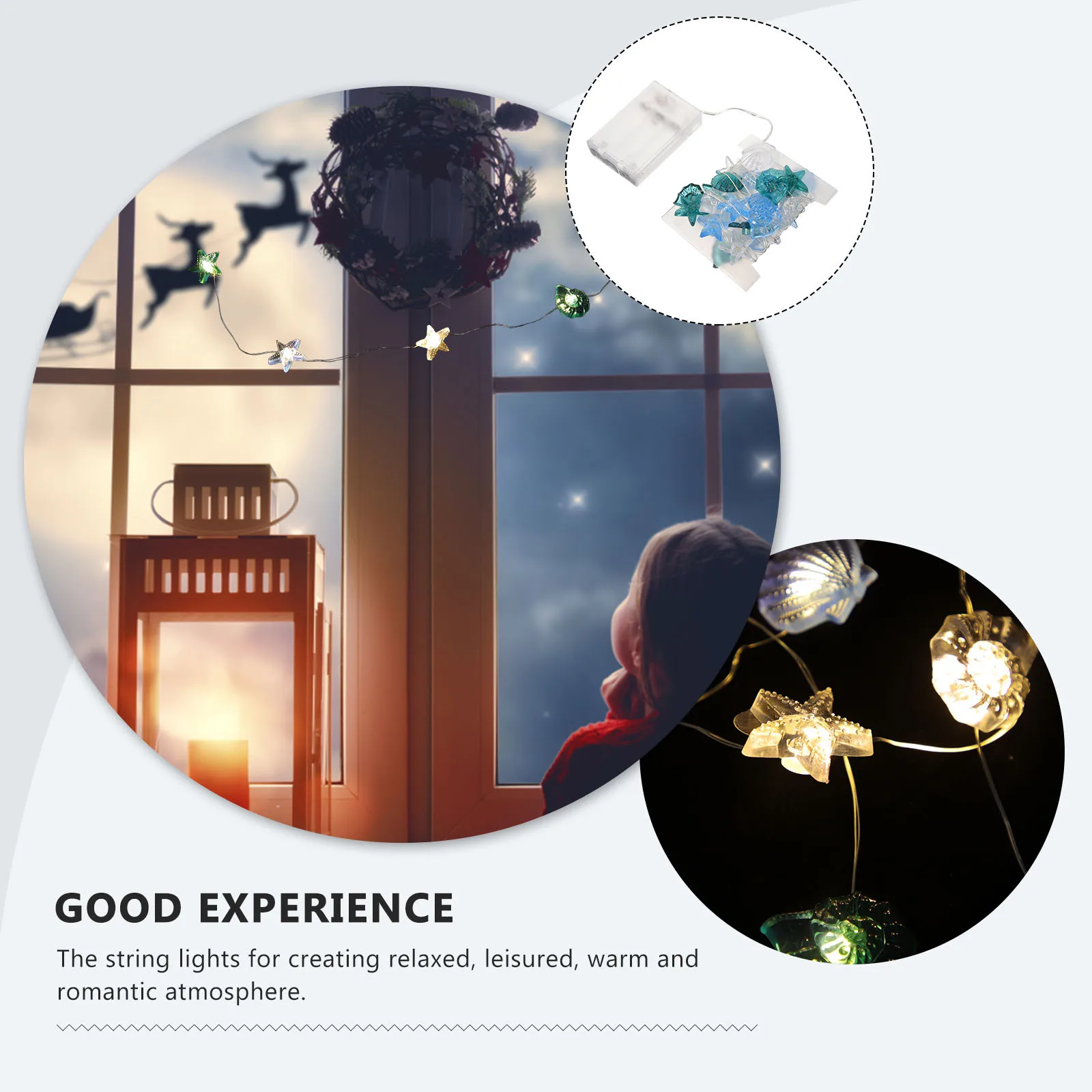 

3 Meter 30 LED Ocean String Lights Seahorse Conch Shells Beach Theme Decor Summer Room Nautical Party Decor Beach Lights