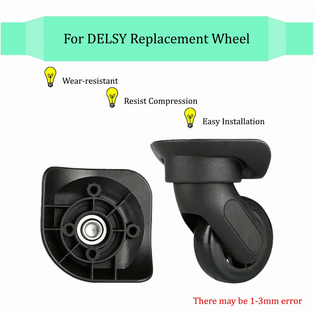 

For DELSY France Ambassador Hongsheng A-84 Universal Wheel Mute Wear-Resistant Trolley Bags Suitcase Repair Accessories Wheel