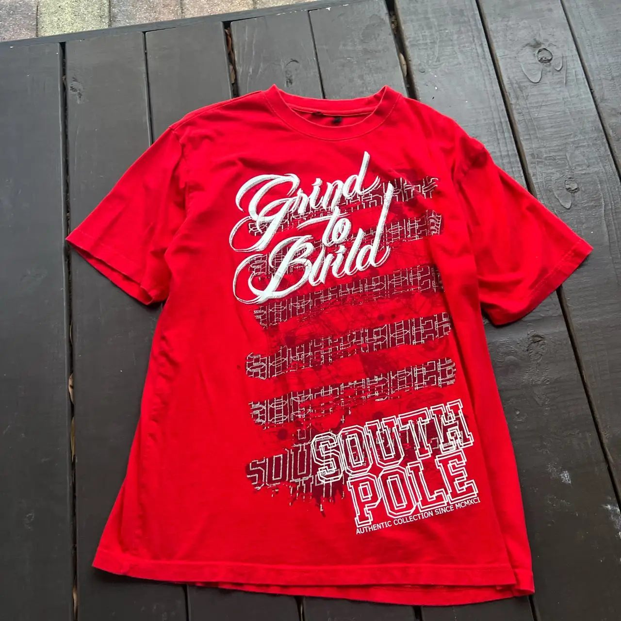 

Y2K South Pole Graphic T-Shirt Unisex Retro Vintage Street Fashion short sleeves Oversized Fit Hip Hop Style Casual Cotton Tee