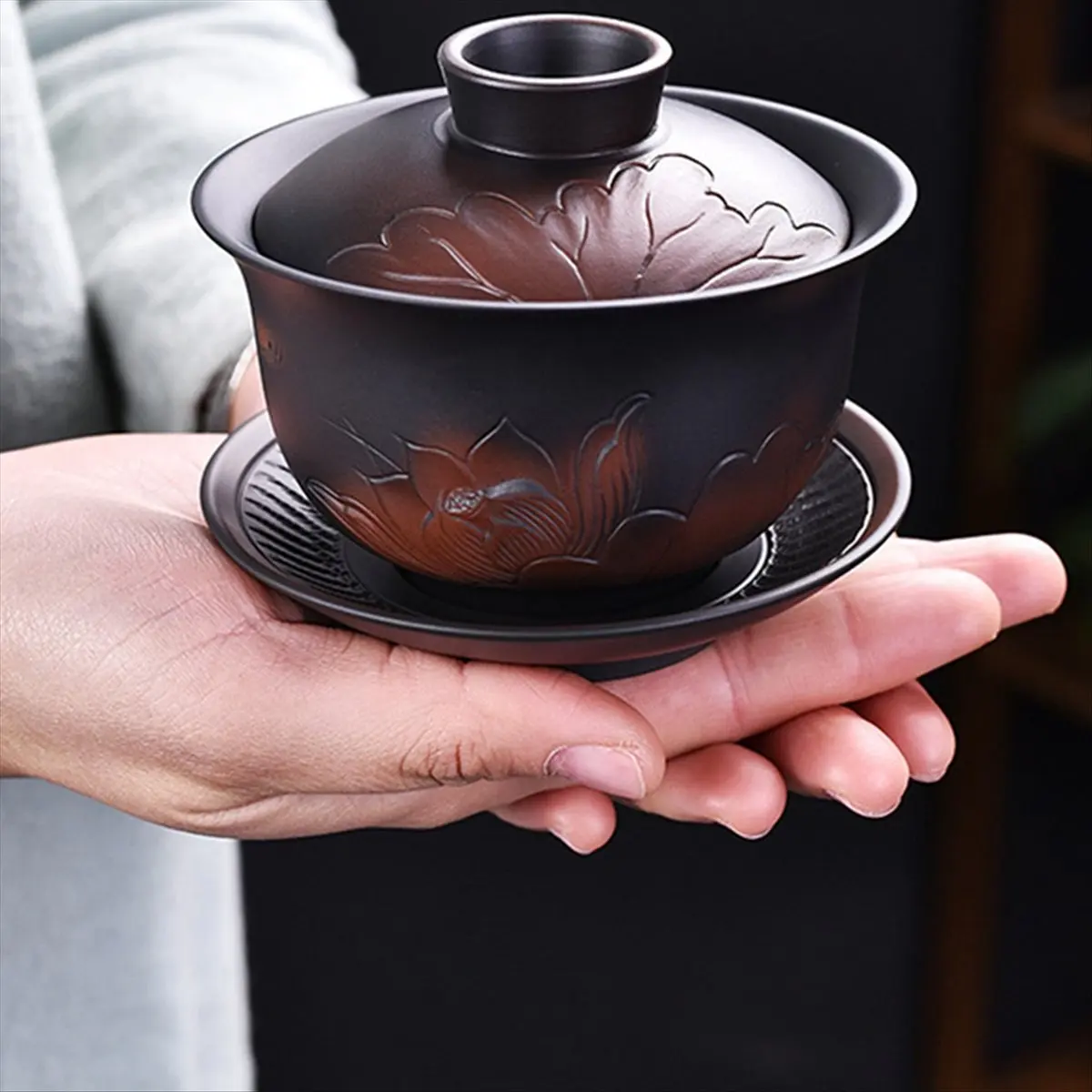 Learned- Pottery Ceramic Handmade Household Tea Set Japanese Tea Bowl Tea Cup