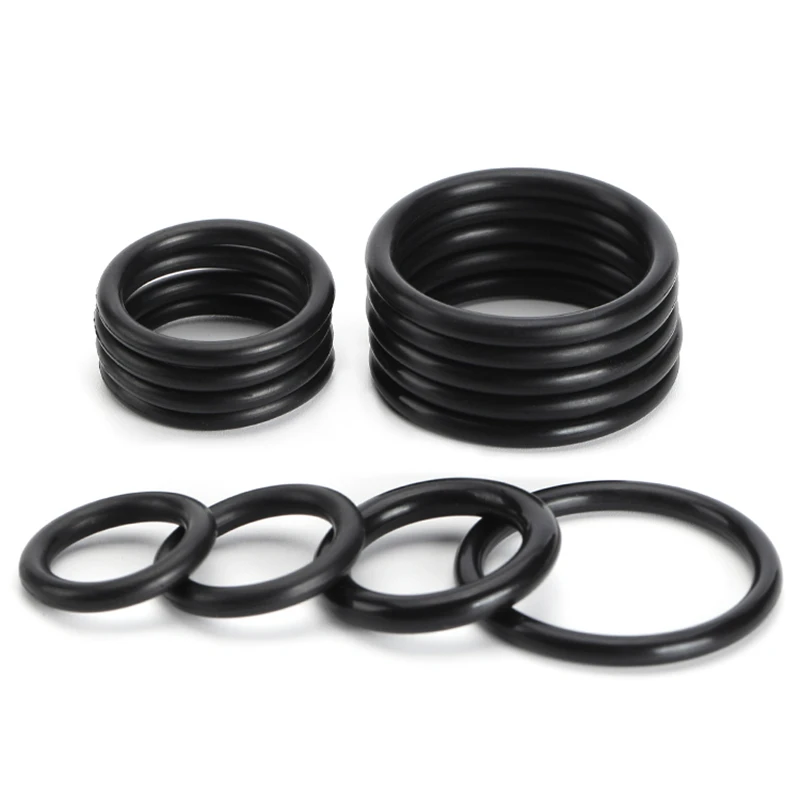 Junta tórica de nitrilo negro NBR OD 3-80mm de espesor CS 1/1, 5/2/3mm junta tórica junta tórica sello resistente al aceite y a la corrosión