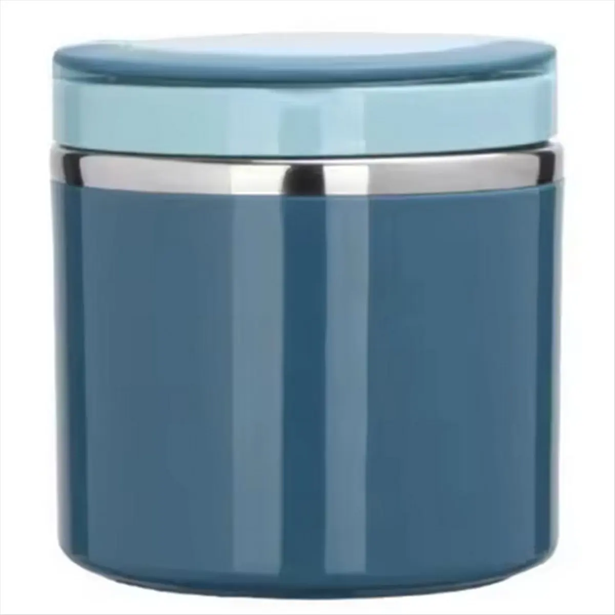 BAAQ Food Thermal Jar Insulated Soup Cup Containers Stainless Steel Lunch Box Keep Hot for School Children Blue 630ml