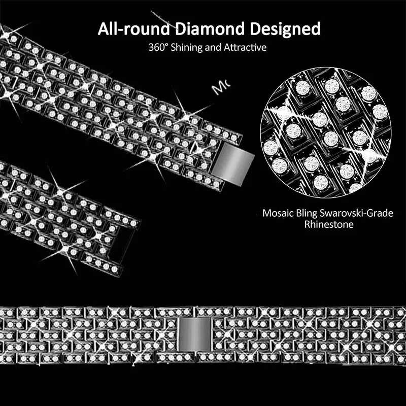 18mm Diamond Strap For Colmi L10 Smart Watch Stainless Steel Bracelet For Colmi V33 Watchband for colmi v33 l10 Wristband Correa