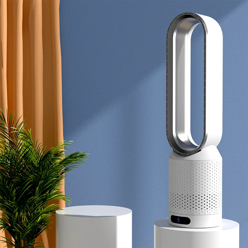 Smart Leafless Purification Fan Air Purifier Bladeless Fan 2in1 Circulating Natural Wind Bladeless Fan