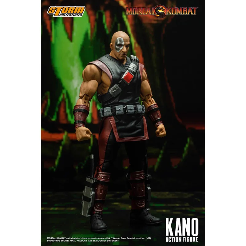 In Stock Original Storm Toys DCMK13 1/12 MORTAL KOMBAT KANO Game Character Action Figure Model Movable Art Collection Toy Gifts