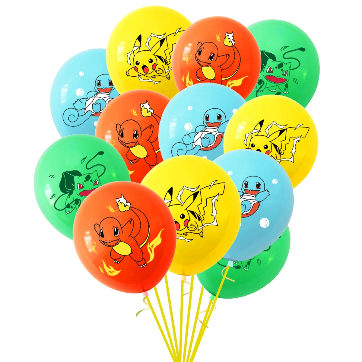 

New Pokemon Latex Balloons Birthday Party Favors Pikachu Balloon Decorations Baby Shower Kids Baby Shower for Party Supplies