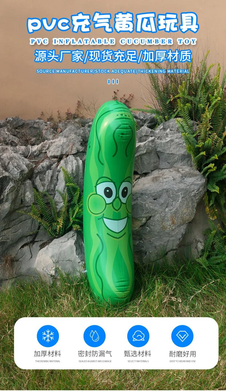 Nuovo modello gonfiabile del bastone del gioco del cetriolo gonfiabile del giocattolo dell'acqua della piscina del giocattolo gonfiabile del cetriolo