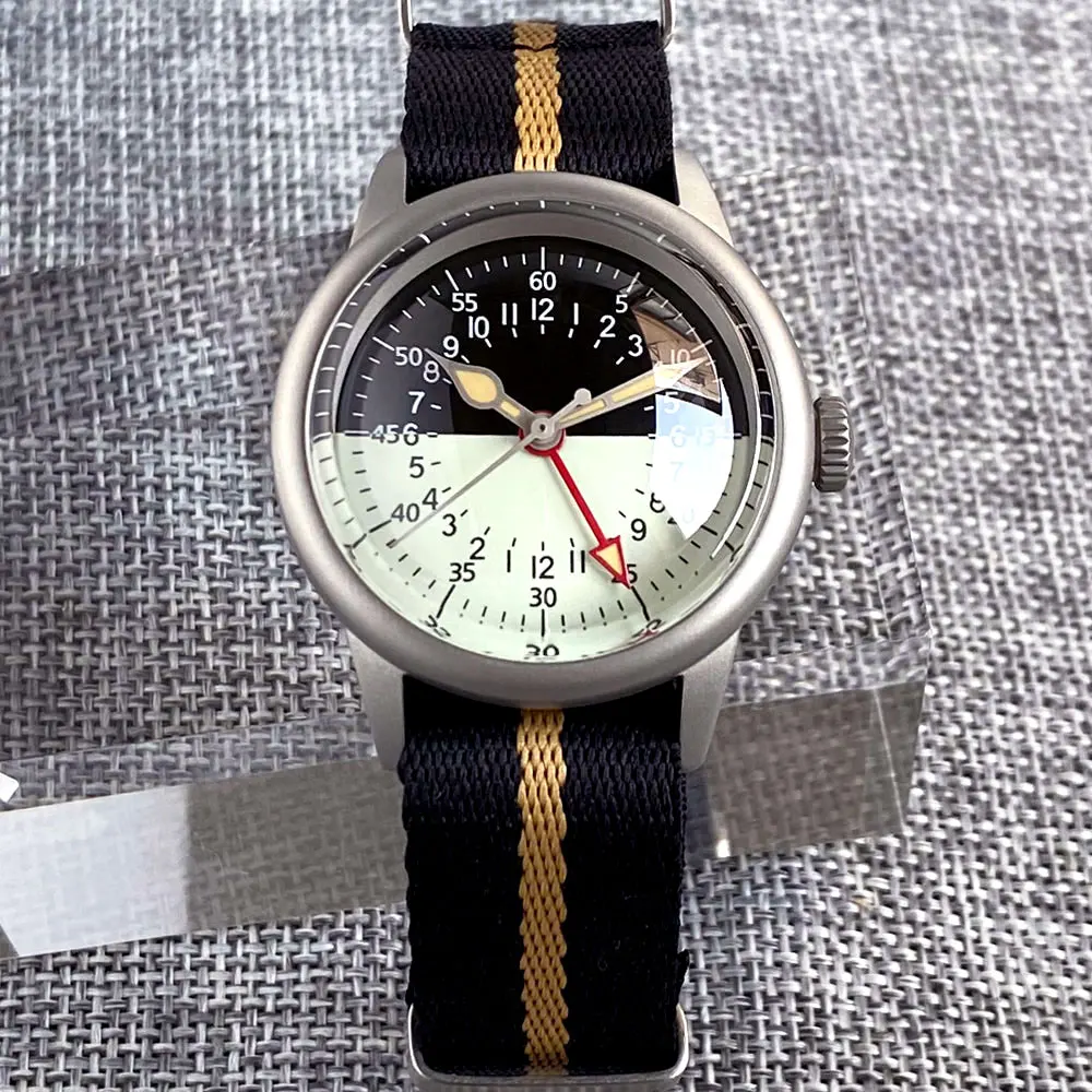 

Серебристые Tandorio 36 мм с двойным куполом, пескоструйное сапфировое стекло, 200 м, водонепроницаемые, NH34A, мужские автоматические часы для дайвинга, нейлон