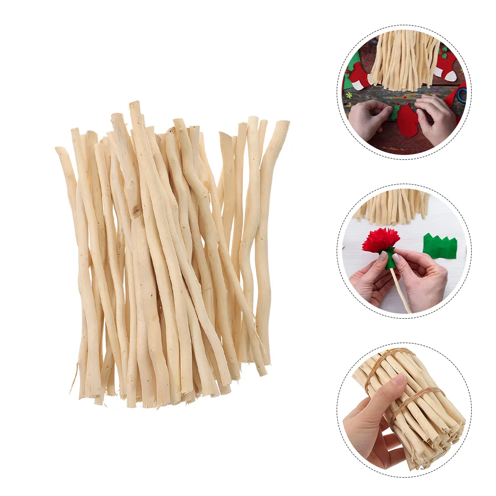 Wood Log Sticks Diy Dried Wood Sticks 30Cm Wood Craft Sticks Natural Twigs Sticks Crafting Card Making Embellishments