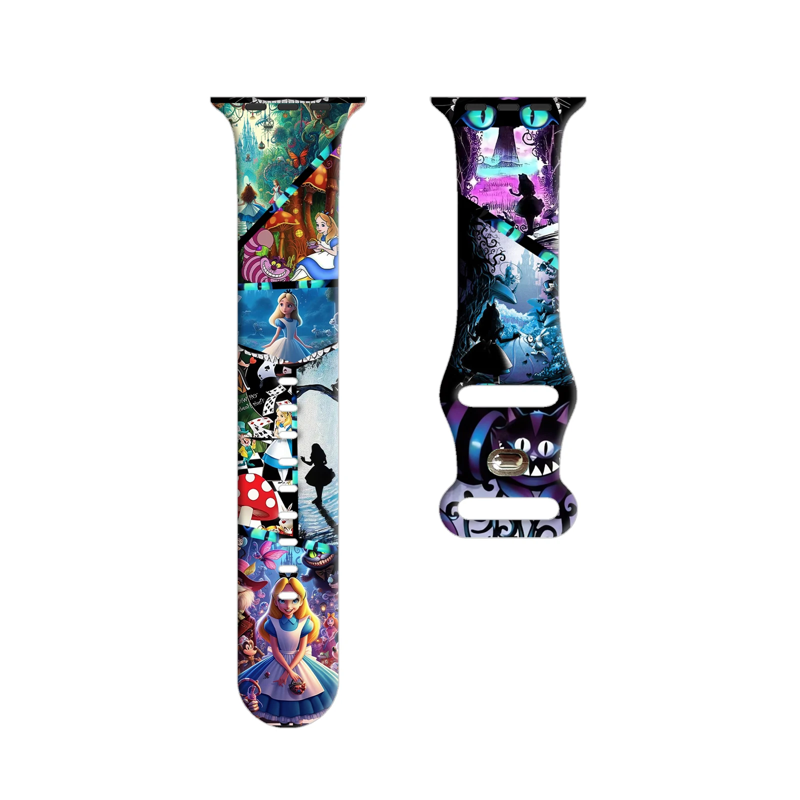 

Disney series printed watch strap for Apple Watch 11 10 9 8 7 Silicone Band Replaceable Bracelet for iWatch 38mm 42mm 44mm 46mm