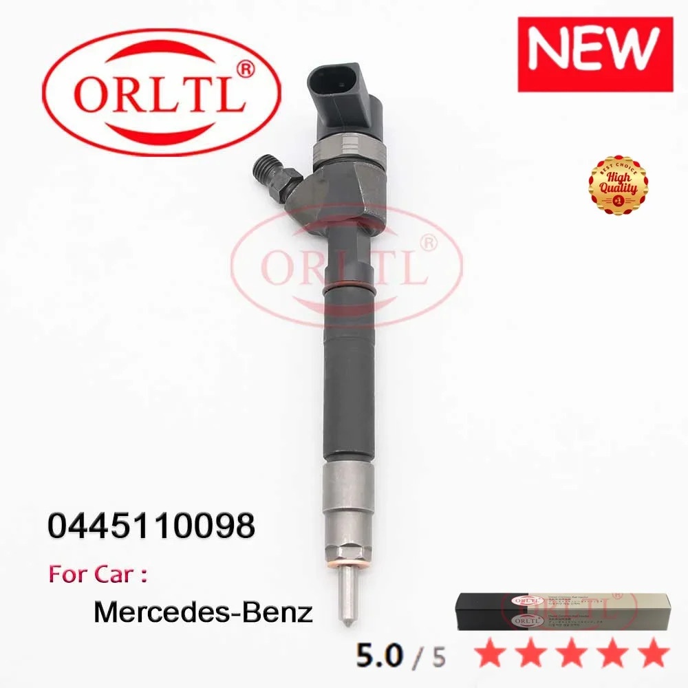 

ORLTL 0445110098 OEM 6120700087 New Diesel Fuel Injector 0 445 110 098 Nozzle 0986435039 for MERCEDES BENZ MB 6120700087