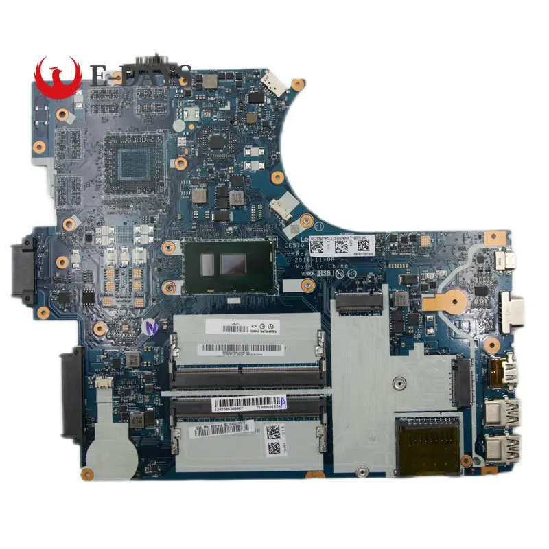 For Lenovo ThinkPad E570  Laptop Motherboard NM-A831 Mainboard CPU I5-7200U  I3-6006U UMA Full Test