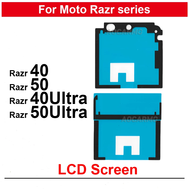 For Moto Razr 40 Ultra 50 50U 40U Inner Screen Adhesive LCD Display Sticker Glue Back Cover Adhesive Replacement