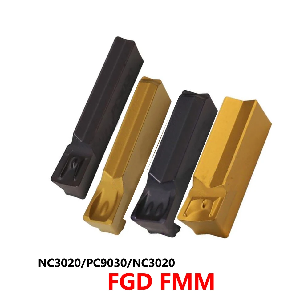 

Original FGD FMM FGD300R FGD400R FGD500R FGM300R FMM300R FMM400R FMM500R 03-04 NC3020 PC9030 Grooving Carbide Inserts CNC Tools