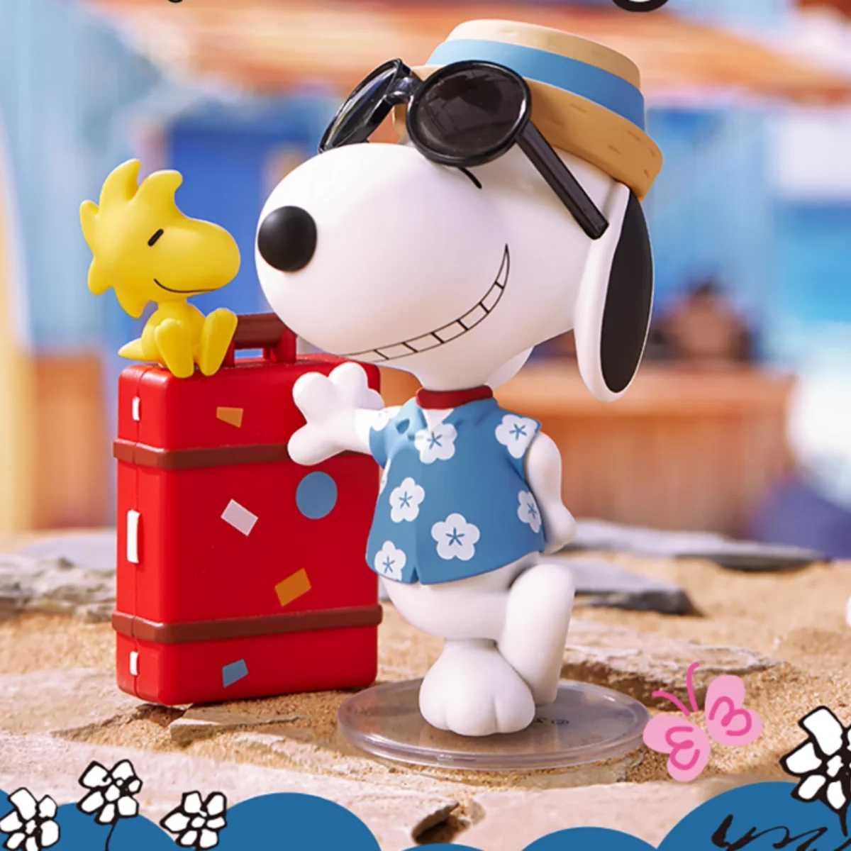 Origineel op voorraad Snoopy Travel Partners Series Blind Box Collection Handgemaakte decoratie Leuk speelgoedpop Meisje verjaardagscadeau