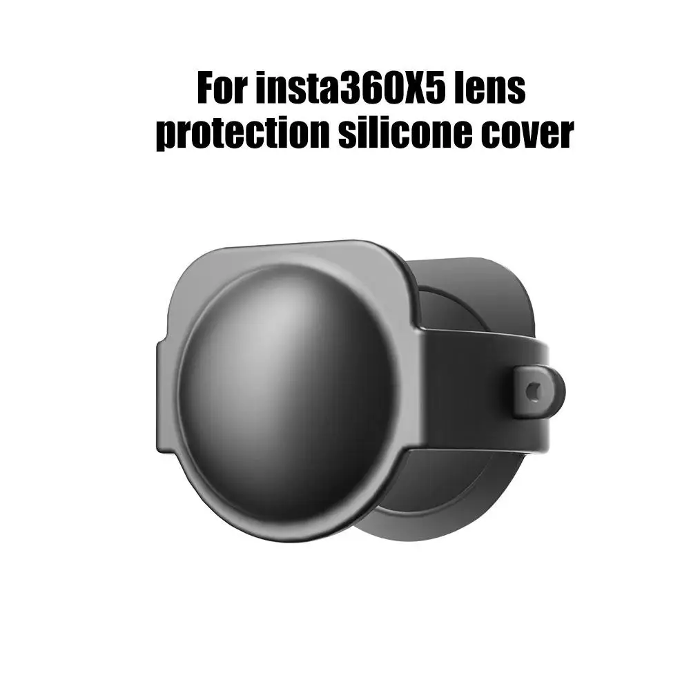 

Lens Cap For Insta360 X5 Panoramic Dustproof Anti-fall Silicone Protective Case Cover For Insta360 X4 Sports Camera Accesso X7M7