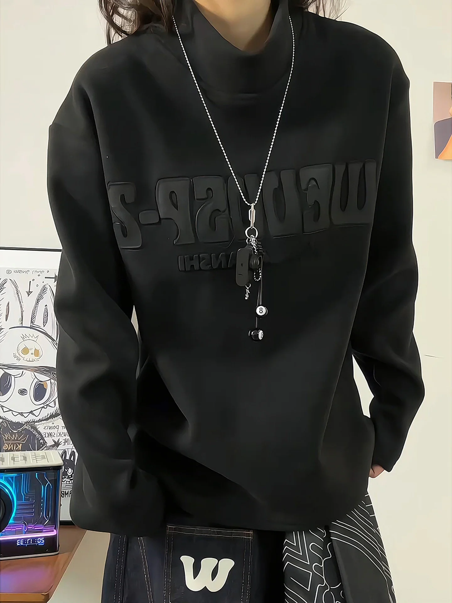 

Мужская зимняя теплая толстовка Bla Thiened Fce с длинным рукавом и высоким воротником, базовый слой, футболка Cleanfit Sle