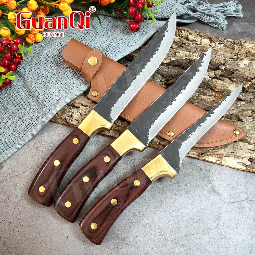 

Stainless Steel Boning Knife Kitchen Knife Forged Butcher Knife Handmade Meat Cleaver Slicing Chef Knife Slaughter Knife Cutter