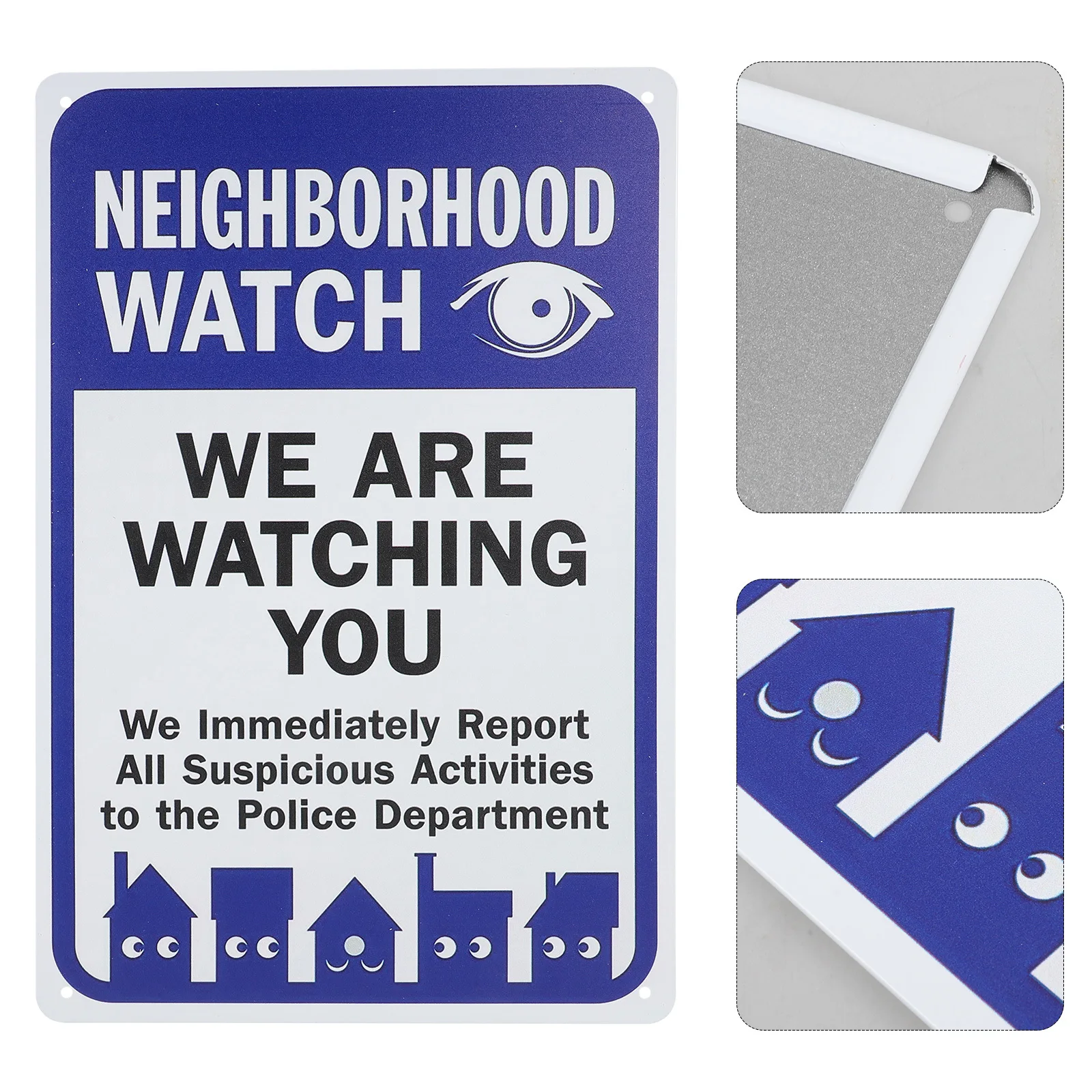 

1pc Sign Metal We Are Watching You Security Warning Yard Sign For Home Fence Gate Garden Outdoor Safety Signs