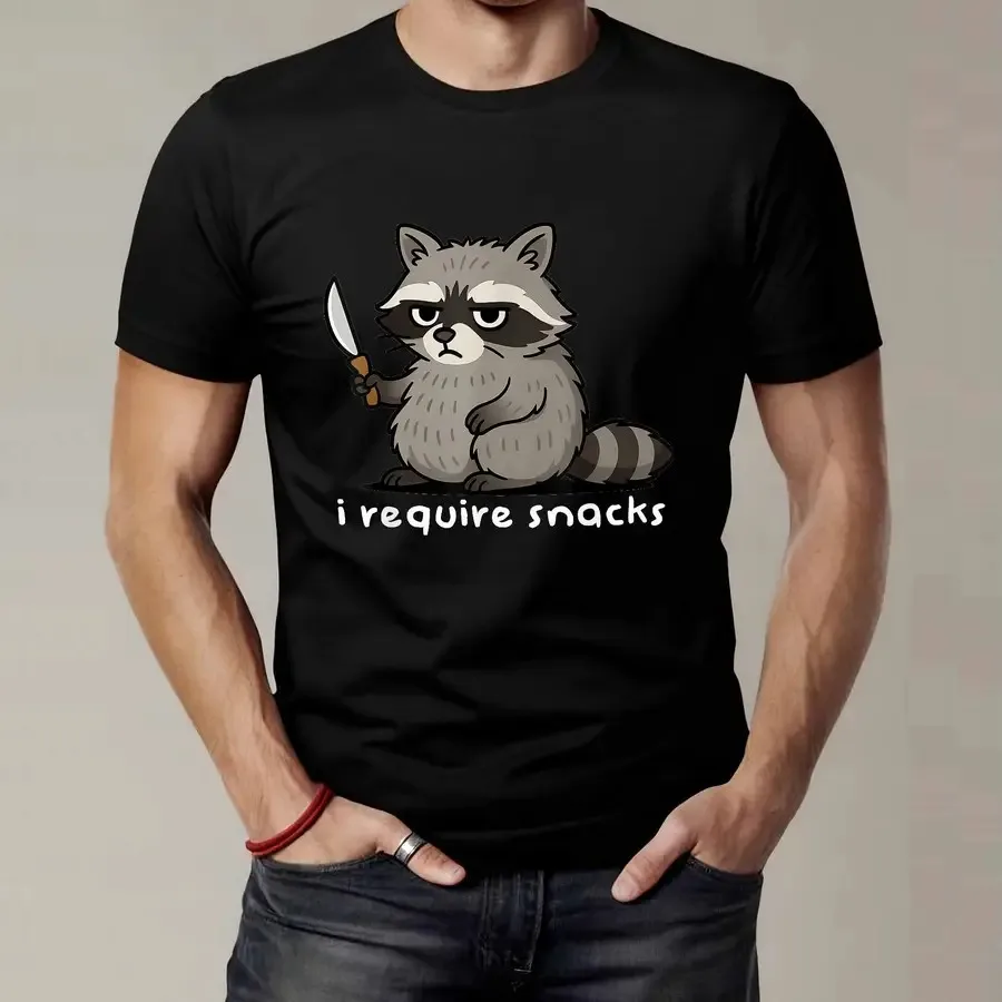 【New style】Men's Funny Raccoon 